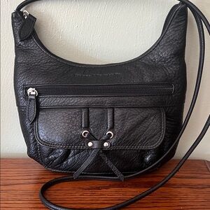 Stone Mountain Black Leather Bag